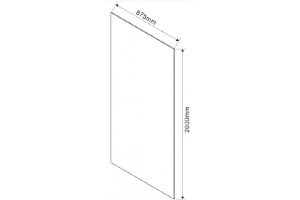 Стекло для душевой перегородки Vincea Walk-In зеркальное - 2