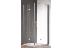 Душевая дверь Cezares Eco 90 хром стекло прозрачное - 3