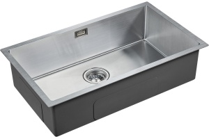 Мойка кухонная Paulmark Koher 74 брашированная сталь - 2