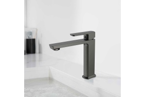 Смеситель для раковины Vincea Next вороненая сталь