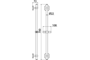 Стойка для душа IDDIS Bild (BIL7000i17) - 2