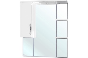 Зеркало-шкаф Bellezza Лагуна 85 L белый