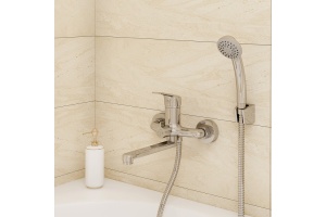 Смеситель Milardo Simp SIMSB02M02 для ванны с душем - 2