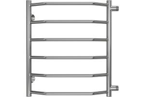 Водяной полотенцесушитель Terminus Виктория П6 500x600 Хром боковое подключение