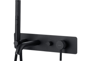 Смеситель для ванны с душем Allen Brau Priority черный матовый