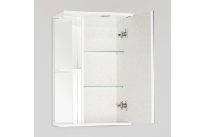 Зеркало-шкаф Style Line Эко Стандарт Николь 45/С белый - 2