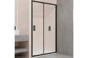 Душевая дверь RGW Passage PA-016B 160х195 профиль черный стекло прозрачное