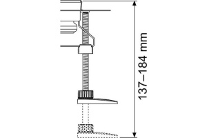 Опоры для душевых лотков TECE TECEdrainline 13.7-18.4 - 2