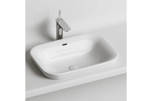 Раковина встраиваемая Ceramica Nova Element 58х40 белая - 2