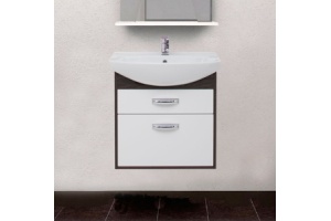 Тумба с раковиной Aquanet Грейс 65 2 ящика, дуб кантенбери