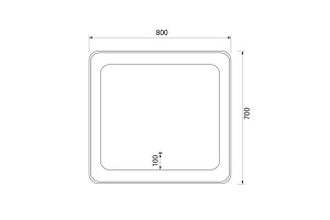 Зеркало с подсветкой - 2