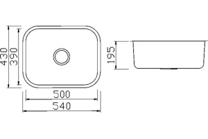 Мойка кухонная Seaman Eco Wien SWU-5443 - 2