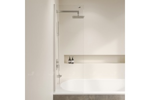 Шторка на ванну RGW Screens SC-056-8 30x150 профиль хром стекло прозрачное - 3