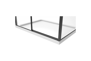 Душевое ограждение B&W S898 Black-Grey 120x90 - 3