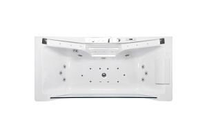 Акриловая ванна Frank 160х85 белая с гидромассажем - 2