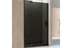 Душевая дверь Vincea Extra 90х100 черная стекло тонированное