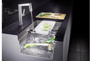 Смеситель для кухонной мойки Blanco Panera нержавеющая сталь (521547) - 3