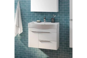 Комплект мебели Aquaton Беверли 65 белый глянец - 2