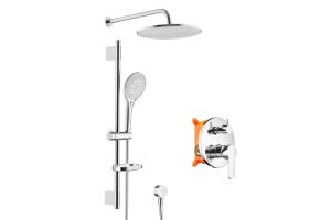 Swedbe Platta Душевой комплект со встроенным смесителем (с монтажным боксом) и верхним душем 5536 - 3