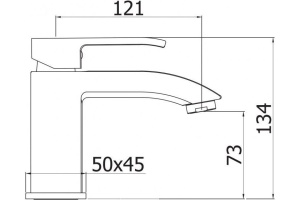 Смеситель Cezares Livello LSM1-01-W0 для раковины - 2