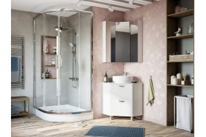 Мебель для ванной STWORKI Лунд 60 белая - 2