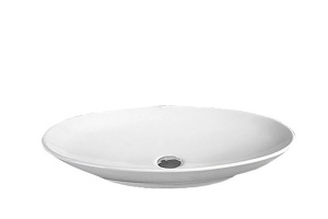 Раковина керамическая накладная AM5273-W, цвет белый глянец, 690x420x115 мм