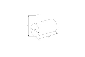 Комплкект одинарных крючков IDDIS Petite, сплав металлов, черный матовый (PET2SB3i41) - 3