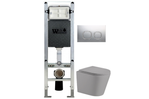 Комплект Weltwasser AMBERG 350 ST + SALZBACH 004 MT-GR + AMBERG RD-CR (10000006584)