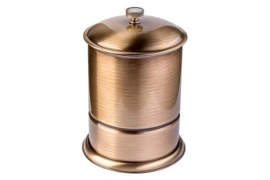 Мусорное ведро Boheme Royal Cristal бронза, черный (10927-BR-B)