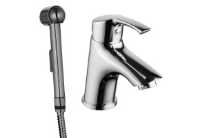 Смеситель Lemark plus Strike LM1116C для раковины с гигиеническим душем