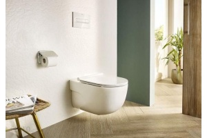 Унитаз подвесной Roca Meridian с крышкой, белый (346244000) - 2