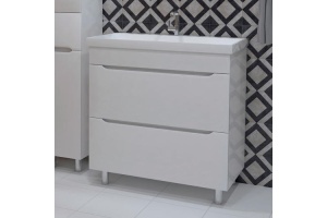 Тумба под раковину напольная Stella Polar Ринна 100 белая