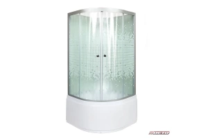 Душевая кабина Deto L 80х80 без крыши, хром (L980N) - 2