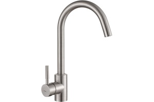Смеситель Dorff Logic для кухонной мойки, нержавеющая сталь