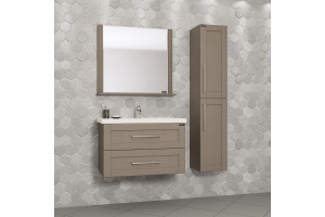 Зеркало с полкой Санта Венера 80 коричневый - 2