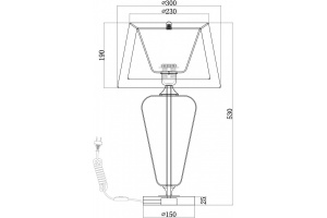 Настольная лампа Maytoni Verre Z005TL-01CH - 3