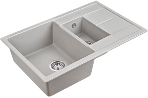 Мойка кухонная Paulmark Feste 77.5 серый матовый - 2