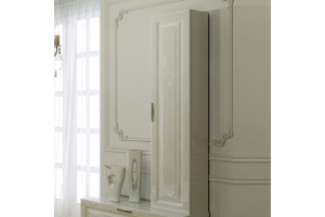 Шкаф-пенал Aqwella 5 stars Империя П35 подвесной белый глянец