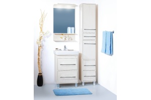 Тумба с раковиной Бриклаер Чили 55 светлая лиственница С - 2