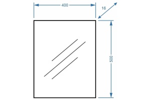 Зеркало Stella Polar Норина 40 белый - 3