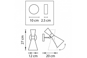 Бра Lightstar Dumo 816617 - 2