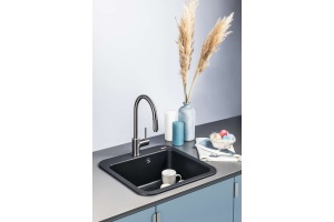 Мойка кухонная Omoikiri Tasogare 51 черная - 3