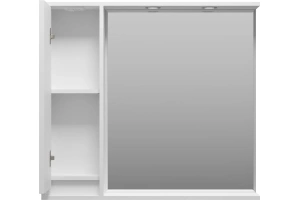 Зеркало Brevita Balaton 90 L, белое (BAL-04090-01-Л) - 3