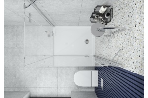 Поддон Калифорния М 120х80 см прямоугольный белый - 3