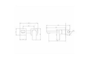 Смеситель для раковины Abber Weiss Insel хром (AF8082) - 3