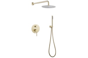 Душевая система Abber Emotion золото, матовый (AF8818G)