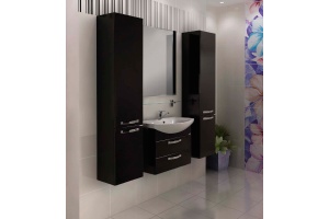 Зеркало AQUATON Ария 50 черный глянец - 2