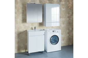 Тумба с раковиной напольная Санта Марс 60 белый - 3