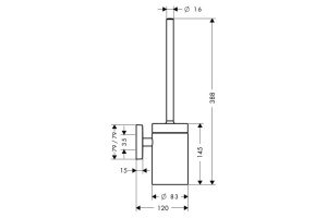 Ершик Hansgrohe PuraVida - 2