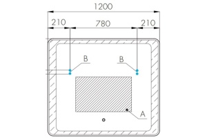 Зеркало Соул 1200x700 - 2